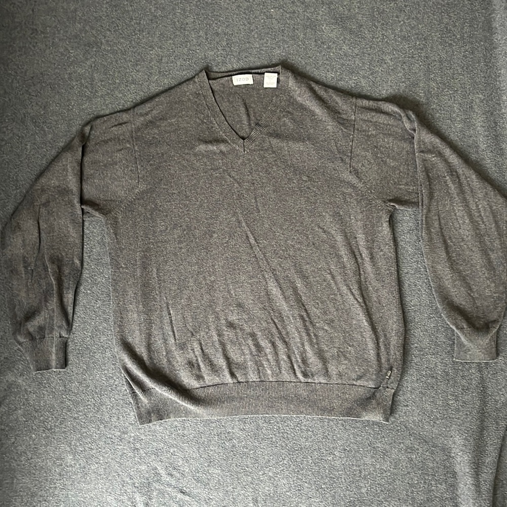 Grey Soft Cotton Stretchy Sweater
